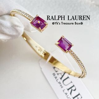 ラルフローレン(Ralph Lauren)のU383/RALPH LAUREN/アメジスト/クリスタルパヴェブレスレット(ブレスレット/バングル)