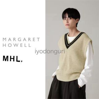 MARGARET HOWELL - マーガレットハウエル　ベスト　　2023AW LOOK BOOK掲載　　美品