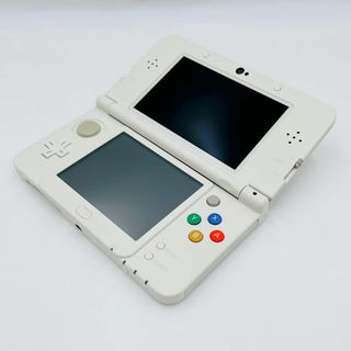 ニンテンドー3DS(ニンテンドー3DS)の【美品】レア New NINTENDO 3DS ホワイト タッチペン付属(携帯用ゲーム機本体)