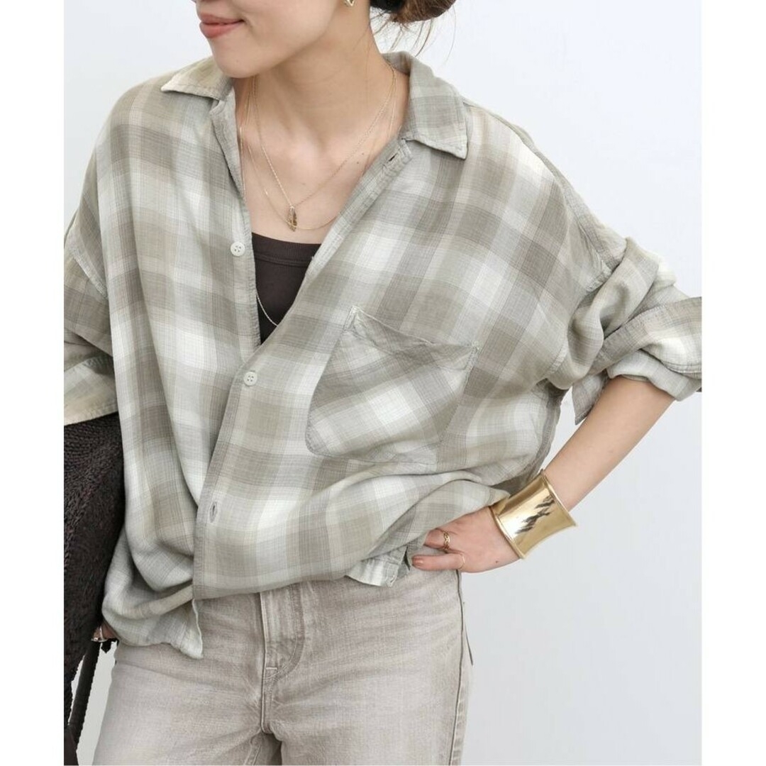 REMI RELIEF/レミ レリーフ】 CHECK 2 WAY SHIRT REMI RELIEF/レミ レリーフ】 CHECK 2 WAY SHIRT