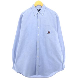 ラルフローレン(Ralph Lauren)の古着 ラルフローレン Ralph Lauren 長袖 ボタンダウンシャツ メンズL /eaa447924(シャツ)