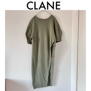 クラネ(CLANE)の大人気！【CLANE】 パフスリーブスリットワッフルカットソー レイヤード(カットソー(半袖/袖なし))