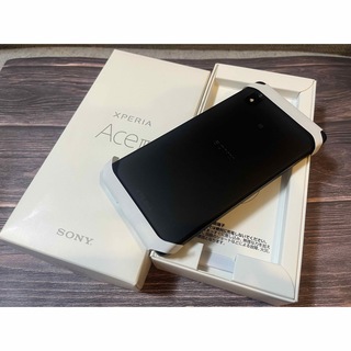 Xperia ACE III SONY simフリー A203SO ブラック(スマートフォン本体)