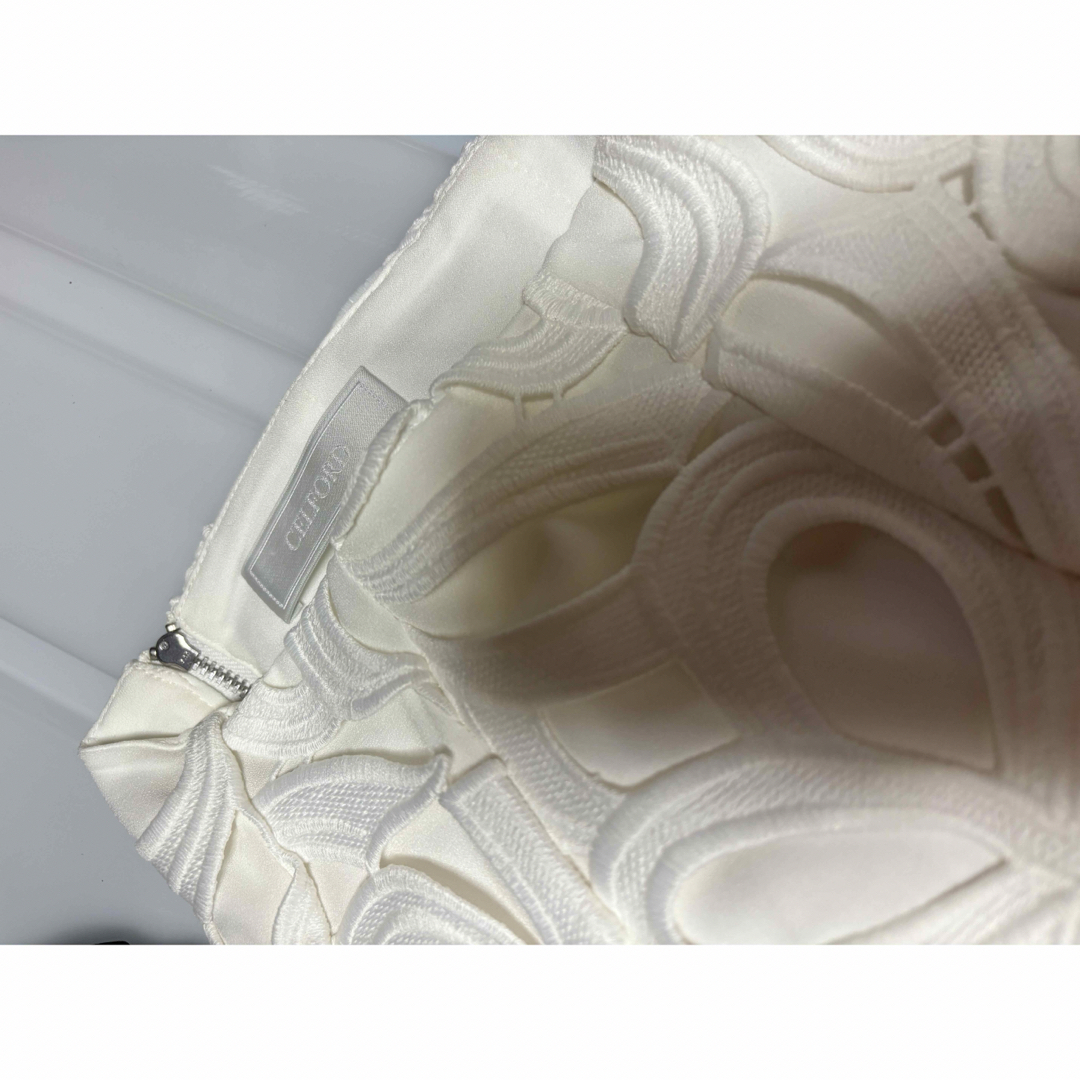 CELFORD(セルフォード)のCELFORD 34 新品★リボンレースタイトスカート レディースのスカート(ロングスカート)の商品写真