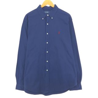 ラルフローレン(Ralph Lauren)の古着 ラルフローレン Ralph Lauren CLASSIC FIT 長袖 ボタンダウンシャツ メンズXL /eaa447935(シャツ)