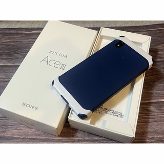 新品 Xperia ACE III SONY simフリー A203SO ブルー(スマートフォン本体)