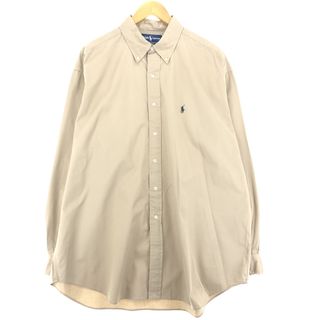 ラルフローレン(Ralph Lauren)の古着 ラルフローレン Ralph Lauren BLAKE 長袖 ボタンダウンシャツ メンズXL /eaa447942(シャツ)