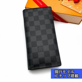 ルイヴィトン(LOUIS VUITTON)の【最高級美品】使用感少！ルイヴィトン ダミエ ポルトフォイユ ブラザ 長財布(長財布)