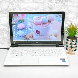 エヌイーシー(NEC)の✨初心者すぐ使える設定済オフィスカメラ付✨薄型Lavieノートパソコン080(ノートPC)