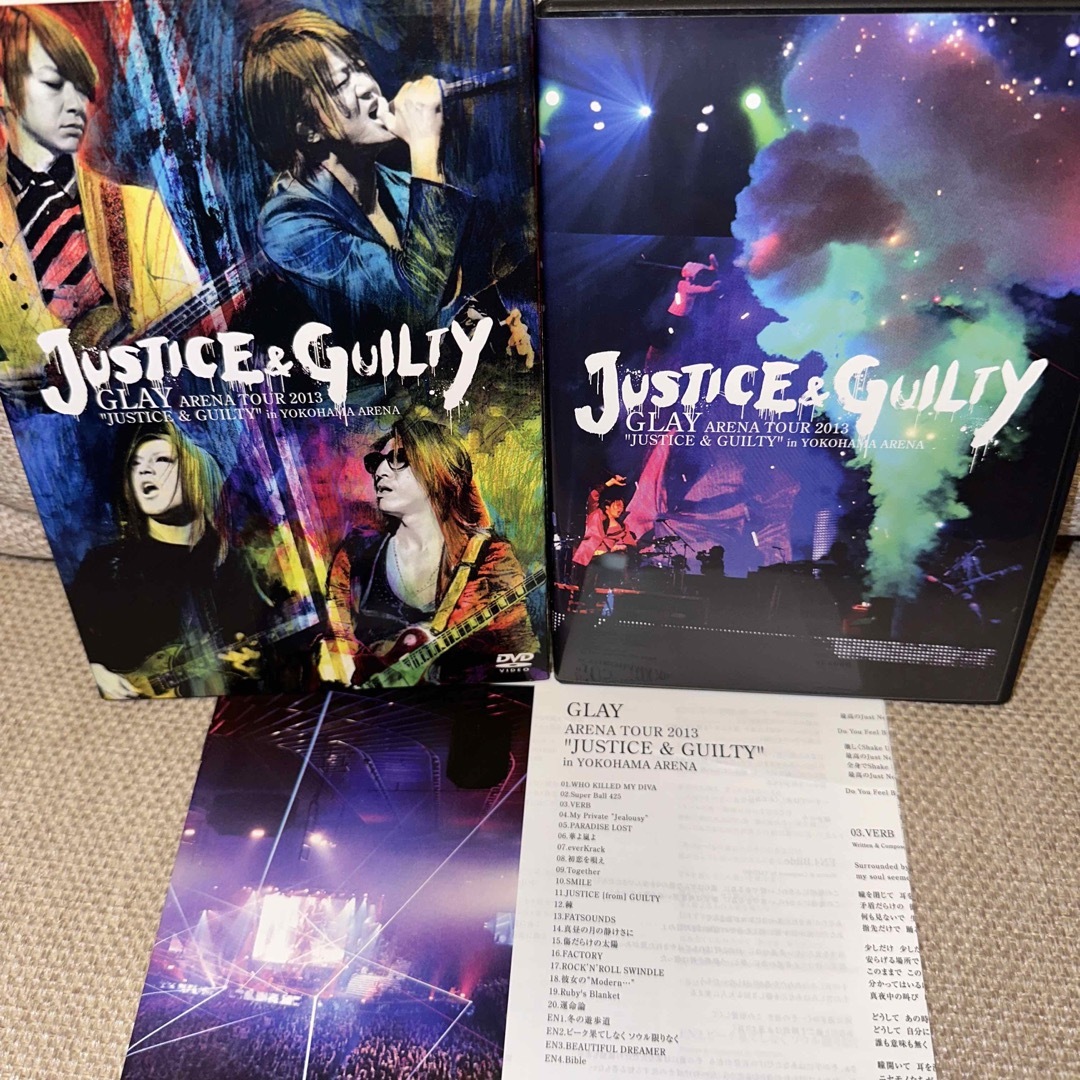 【GLAY】ARENA TOUR 2013 JUSTICE & GUILTY エンタメ/ホビーのDVD/ブルーレイ(ミュージック)の商品写真