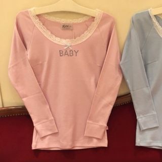 ケイティー(Katie)の【完売品】 Katie HAPPY GO!  PINK×BABY(Tシャツ(長袖/七分))