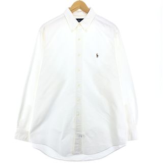 ラルフローレン(Ralph Lauren)の古着 ラルフローレン Ralph Lauren BLAKE 長袖 ボタンダウンシャツ メンズL /eaa447928(シャツ)