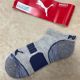 プーマ(PUMA)の◎レディース　靴下　プーマ（青）サイズ23-25(ソックス)