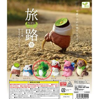 旅路 壱  かえる  ガチャガチャ フィギュア