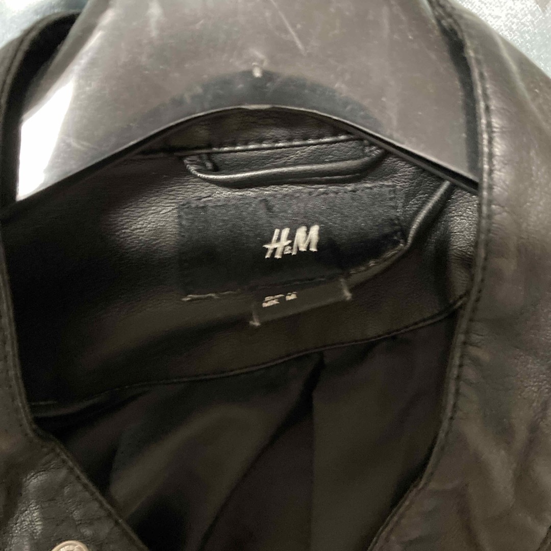 H&M革ジャン メンズのジャケット/アウター(レザージャケット)の商品写真
