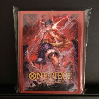 ワンピース(ONE PIECE)の【70枚入】モンキー・D・ルフィ　リミテッドカードスリーブ　ワンピーススリーブ(カードサプライ/アクセサリ)