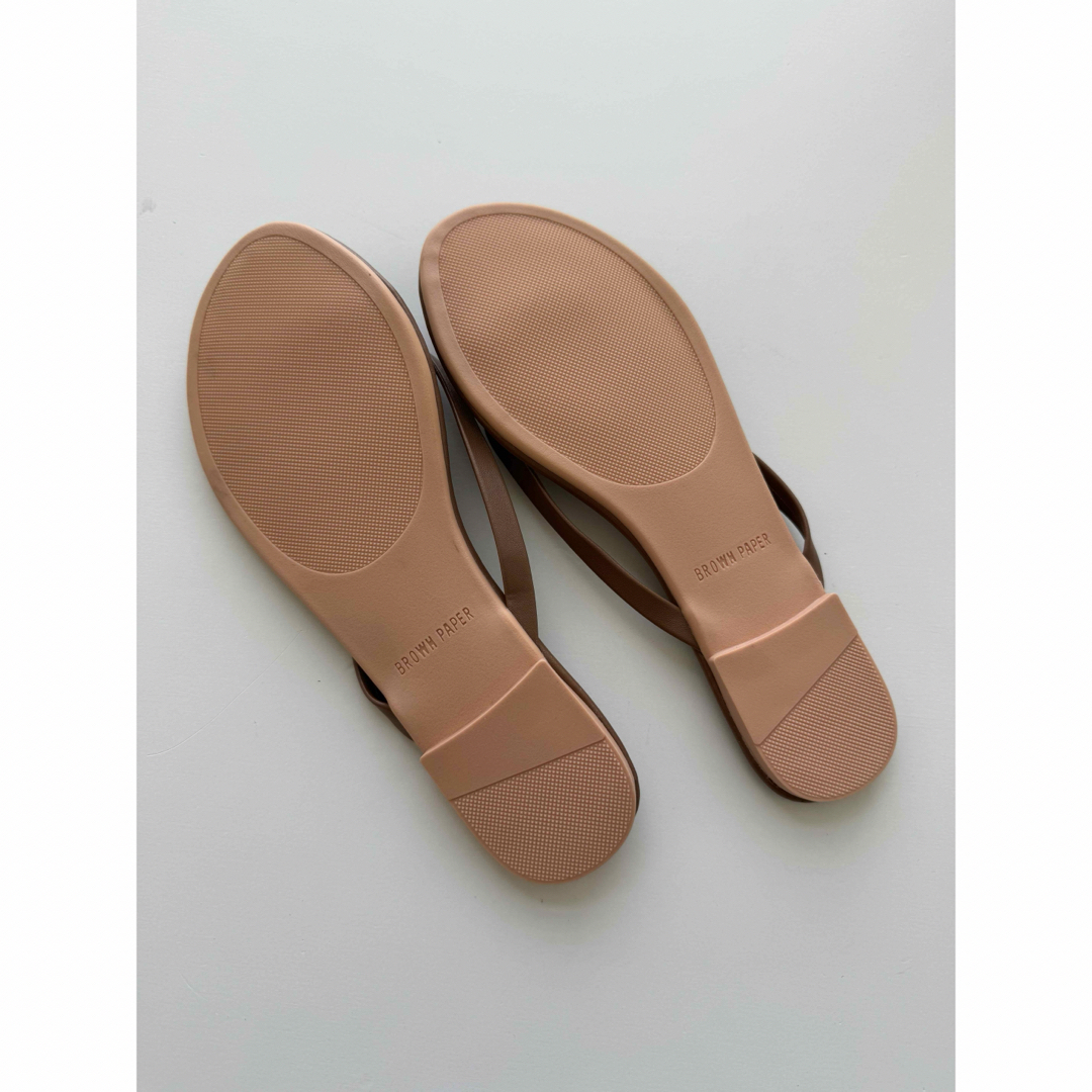 新品送料込 flip flap sandal ブラウン24.0cm レディースの靴/シューズ(サンダル)の商品写真