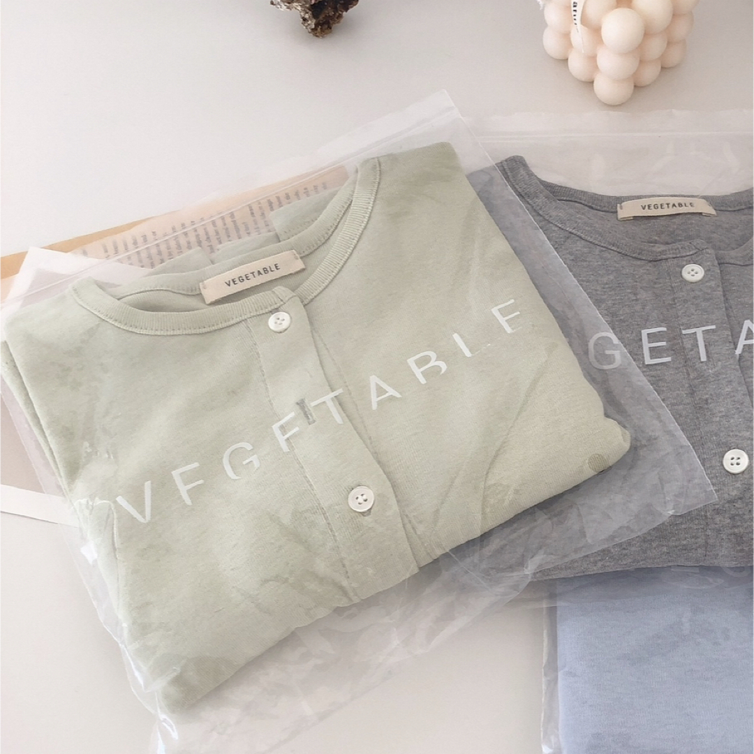 新品送料込 VEGETABLE cotton mini cardigan レディースのトップス(カーディガン)の商品写真