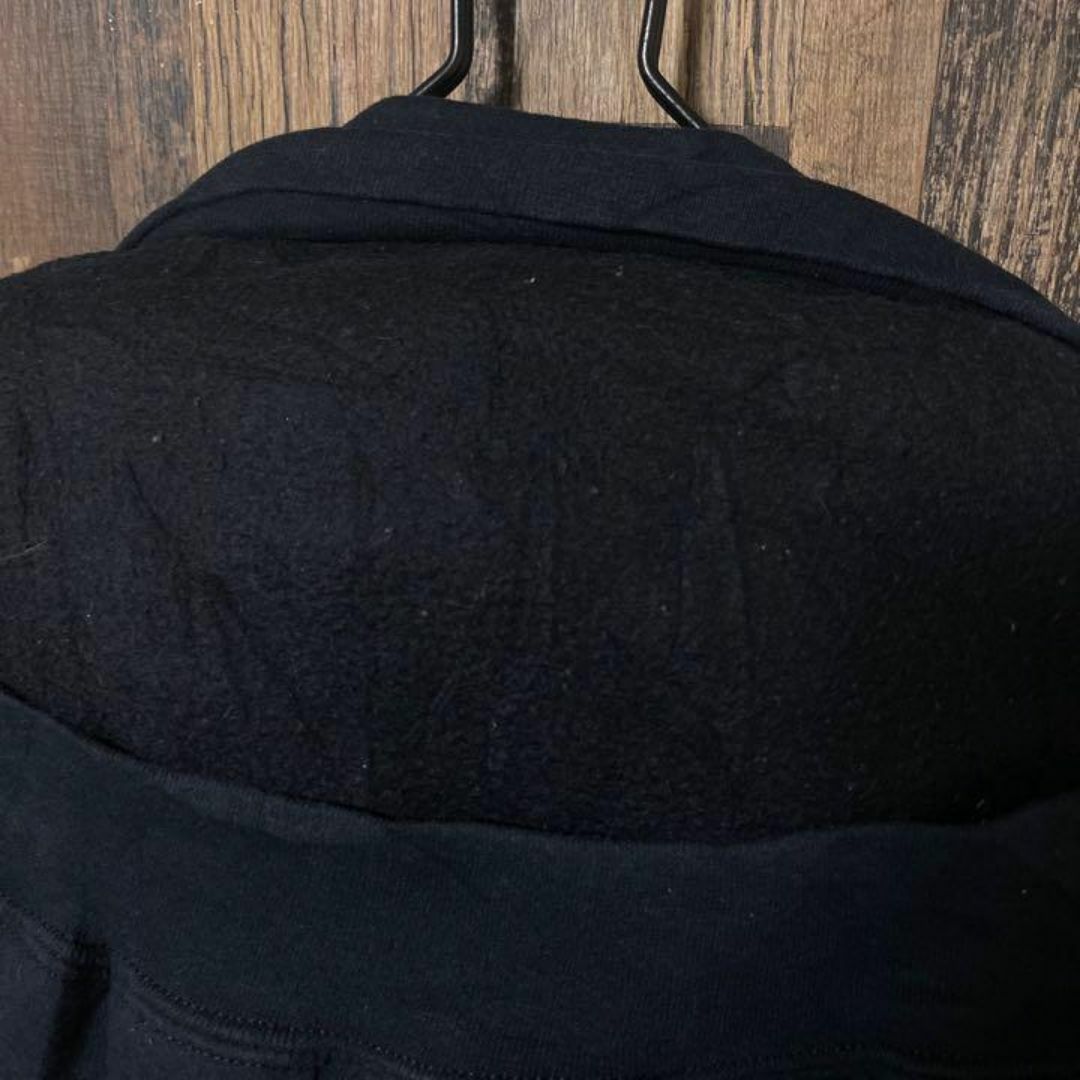 GILDAN(ギルタン)のギルダン メンズ プリント パーカー ブラック L USA古着 長袖 スウェット メンズのトップス(パーカー)の商品写真