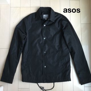 エイソス(asos)の美品☆asos エイソス　ジャケット　XXS  ブラック　黒　。(ナイロンジャケット)