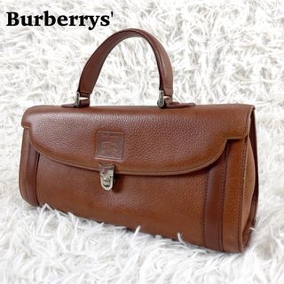 バーバリー(BURBERRY)の【希少】バーバリーズ ハンドバッグ ノバチェック ホースロゴ ヴィンテージ 茶(ハンドバッグ)