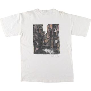 古着 90年代 WORLD T'S アートTシャツ メンズL ヴィンテージ /eaa446467(Tシャツ/カットソー(半袖/袖なし))