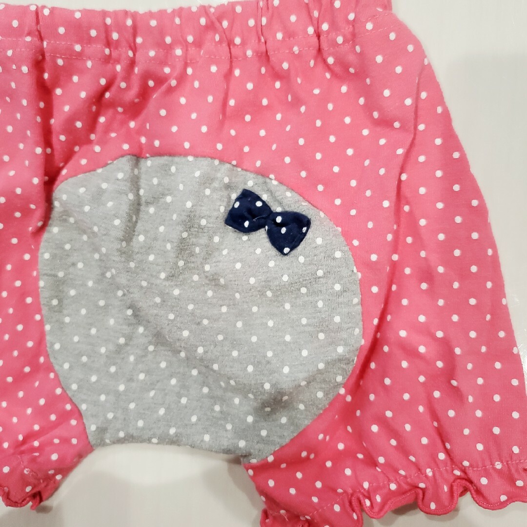 かぼちゃパンツ　ショートパンツ　ズボン　夏服 キッズ/ベビー/マタニティのキッズ服女の子用(90cm~)(パンツ/スパッツ)の商品写真