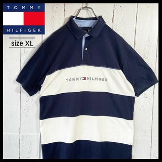 トミーヒルフィガー(TOMMY HILFIGER)のトミー ヒルフィガー TOMMY HILFIGER ポロシャツ バイカラー XL(ポロシャツ)