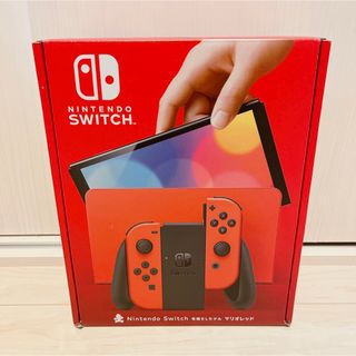 任天堂スイッチ 有機EL マリオレッド 新品未使用(キャラクターグッズ)