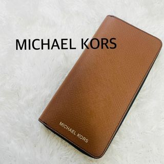 Michael Kors - 【未使用】MICHAEL KORS メンズ  長財布 ラウンドジップ