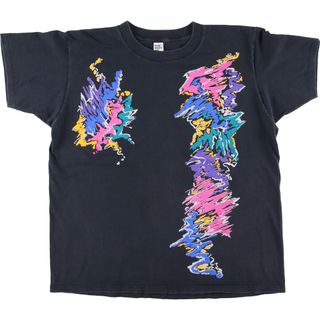 古着 90年代 THE BODY CO アートTシャツ USA製 メンズL ヴィンテージ /eaa443344(Tシャツ/カットソー(半袖/袖なし))