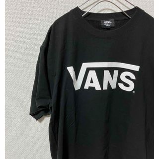 ヴァンズ(VANS)のVANS バンズ 半袖T ロゴプリント 黒 Lサイズ 男女可(Tシャツ/カットソー(半袖/袖なし))