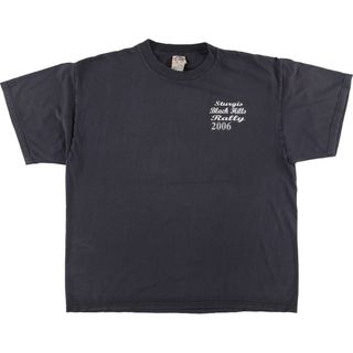 古着 00年代 DELTA ドクロ柄 スカル柄 プリントTシャツ メンズXL /eaa443350(Tシャツ/カットソー(半袖/袖なし))