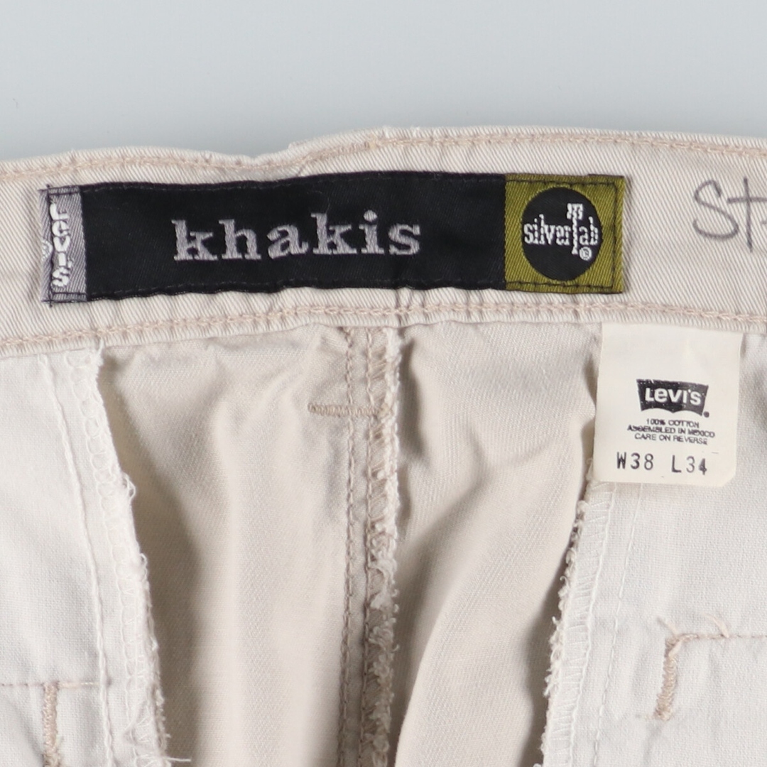 Levi's(リーバイス)の古着 90年代 リーバイス Levi's SILVER TAB シルバータブ KHAKIS チノパンツ メンズw38 ヴィンテージ /eaa443806 メンズのパンツ(チノパン)の商品写真