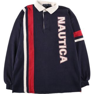 ノーティカ(NAUTICA)の古着 90年代 ノーティカ NAUTICA 長袖 ラガーシャツ メンズL ヴィンテージ /eaa441380(シャツ)