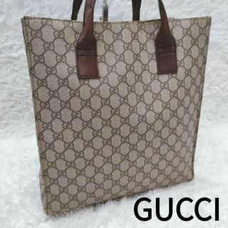 グッチ(Gucci)の【人気】グッチ GGスプリーム レザー PVC トートバッグ A4 大容量(トートバッグ)