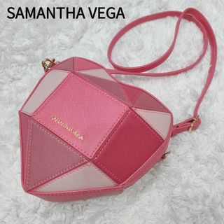 サマンサベガ(Samantha Vega)の【限定品/美品】サマンサベガ 玉城ティナ  ハート型 ショルダーバッグ 多角形(ショルダーバッグ)