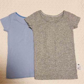 ユニクロ(UNIQLO)のユニクロ　コットンフライスインナーT  2枚セット(下着)