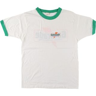 スクリーンスターズ(SCREEN STARS)の古着 80年代 スクリーンスターズ SCREEN STARS GATORADE ゲータレード バックプリント リンガーTシャツ アドバタイジングTシャツ USA製 メンズL ヴィンテージ  /eaa445571(Tシャツ/カットソー(半袖/袖なし))