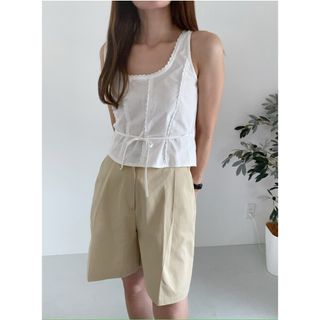 新品送料込 cotton half pants (カジュアルパンツ)