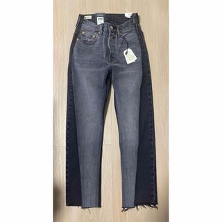 Levi’s 501 ジーンズ SPLICED ブラック WORN IN