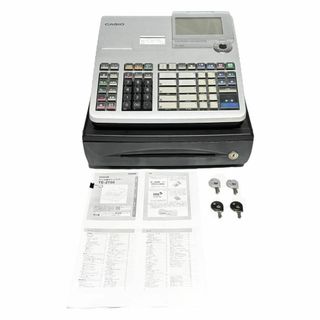 カシオ(CASIO)のカシオ TE-2700-20SSR シルバー レジスター 20部門 小型ドロア(店舗用品)