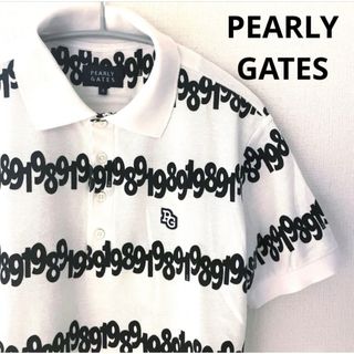 パーリーゲイツ(PEARLY GATES)のPEARLY GATES 半袖　ポロシャツ　パーリーゲイツ　サイズ4 ゴルフ(ウエア)