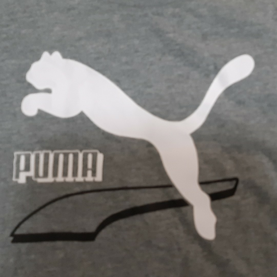 PUMA(プーマ)のPUMA グレー　Tシャツ　150 キッズ/ベビー/マタニティのキッズ服男の子用(90cm~)(Tシャツ/カットソー)の商品写真