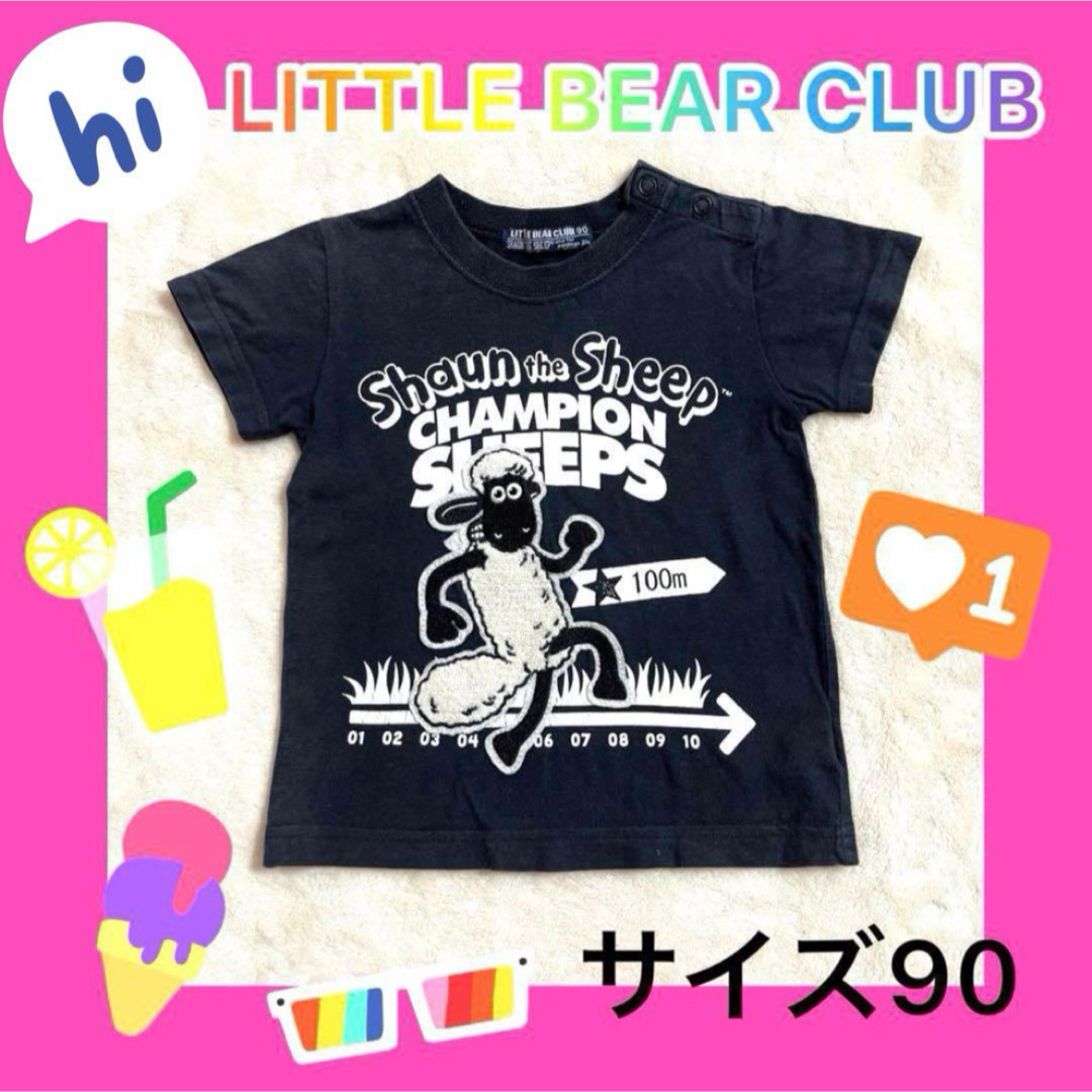 LITTLE BEAR CLUB(リトルベアークラブ)のひつじのショーン❤️サイズ90❤️子供服❤️半袖 ❤️男の子❤️女の子 キッズ/ベビー/マタニティのキッズ服男の子用(90cm~)(Tシャツ/カットソー)の商品写真