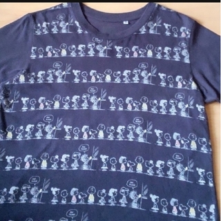 ユニクロ(UNIQLO)の6…14 ユニクロ　ピーナッツPEANUTS　スヌーピー　Mサイズ(Tシャツ(半袖/袖なし))