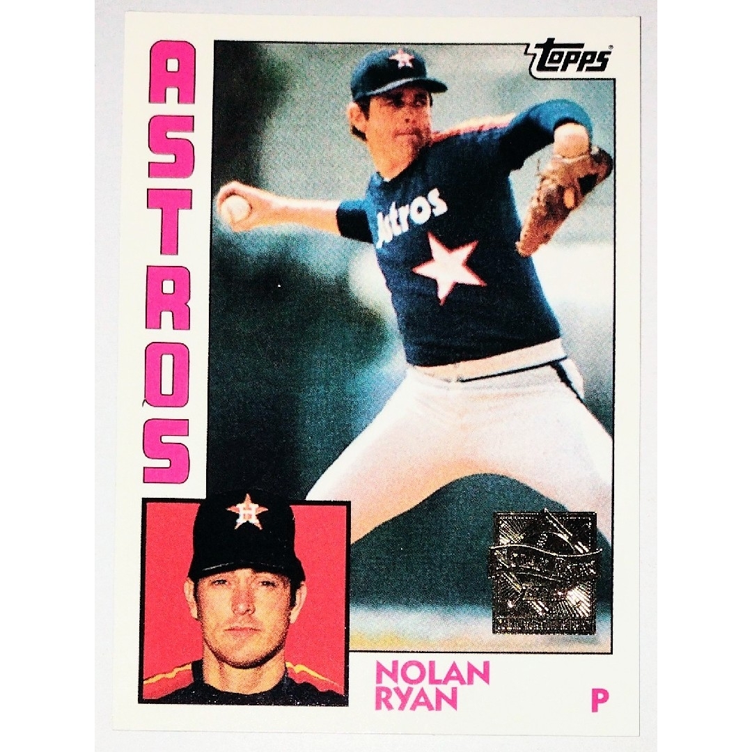 Topps(トップス)のMLBカード NOLAN RYAN topps シリーズ１Reprint ② スポーツ/アウトドアの野球(その他)の商品写真