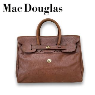 【Mac Douglas】オールレザーボストンバッグ マックダグラス ブラウン(ボストンバッグ)