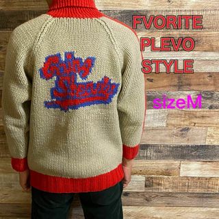 VINTAGE - FAVORITE PLEVO STYLE ニット　ジャケット　M ヴィンテージ