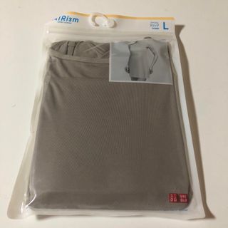 ユニクロ(UNIQLO)のF240 新品　エアリズム　ユニクロ　スリップ　ペチコート　下着　インナー　L(その他)